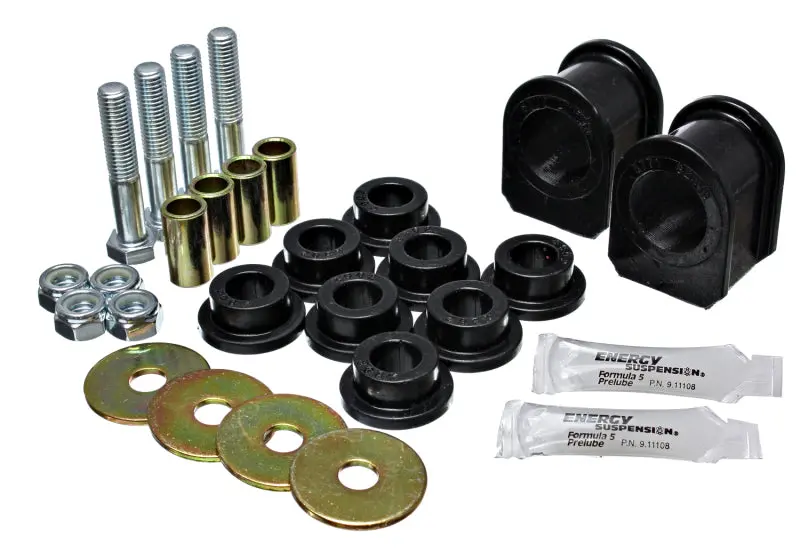 Energy Suspension 05-07 Ford Mustang Black Rear Sway Bar Frame Bushings (Must Reuse All Metal Parts) 2