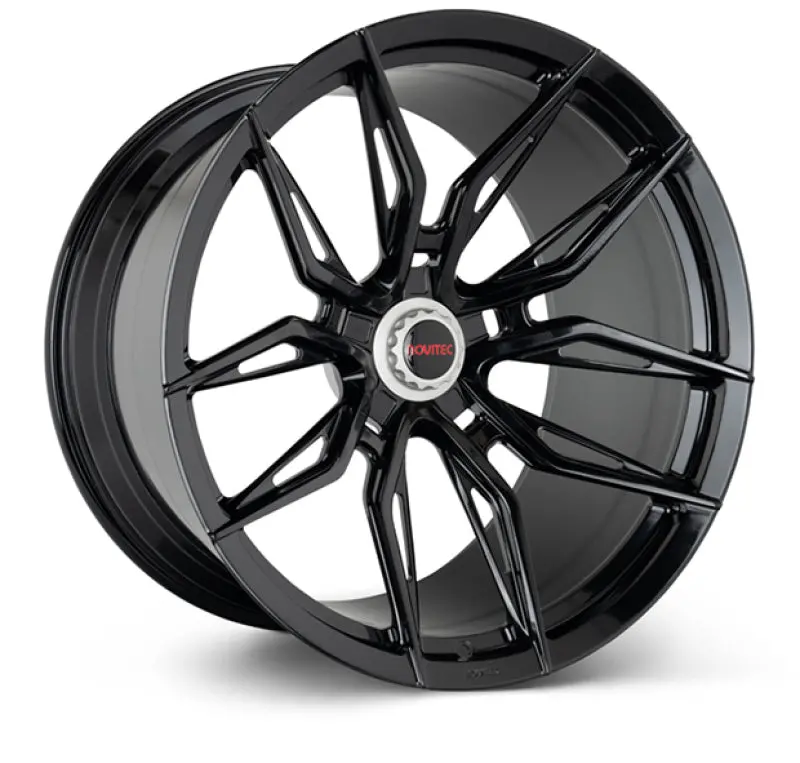 Vossen X Novitec Nf11 Rear Wheel For Ferrari Portofino – 22X12 Inch, 5X114.3 Bolt Pattern, Et47 Offset, Gloss Black Finish 1
