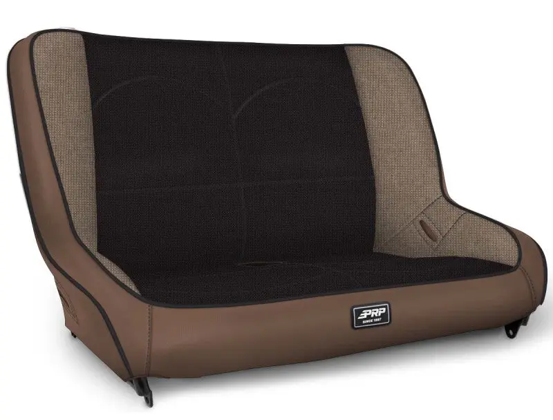 Prp Jeep Tj/Lj/Jk Low Back Rear Bench - Tan / Black 1