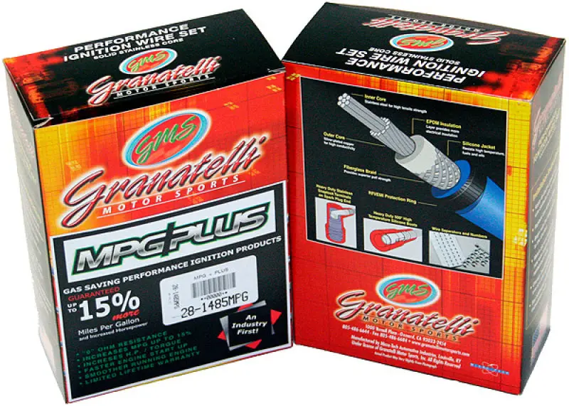 Granatelli Performance Ignition Wire Set For 2001–2006 Dodge Neon Srt-4 / Aspen 2.4L 4-Cylinder 1