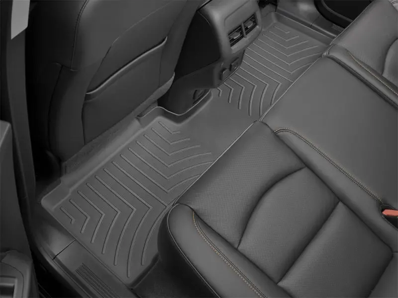 Weathertech Rear Floorliner For 2020+ Cadillac Xt6 – Premium Black Trim Fit 1