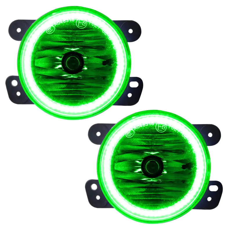 Oracle Lighting Pre-Assembled Green Led Halo Fog Lights For 2011–2013 Jeep Grand Cherokee 1