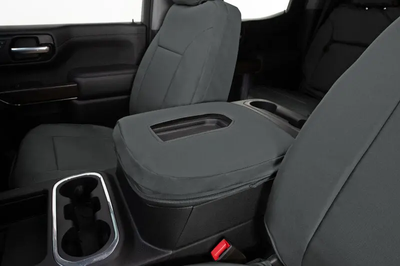 Covercraft Endura Precisionfit Seat Covers – Custom Tailored For 2015–2020 Ford F-150 Front Row, Charcoal Interior 2