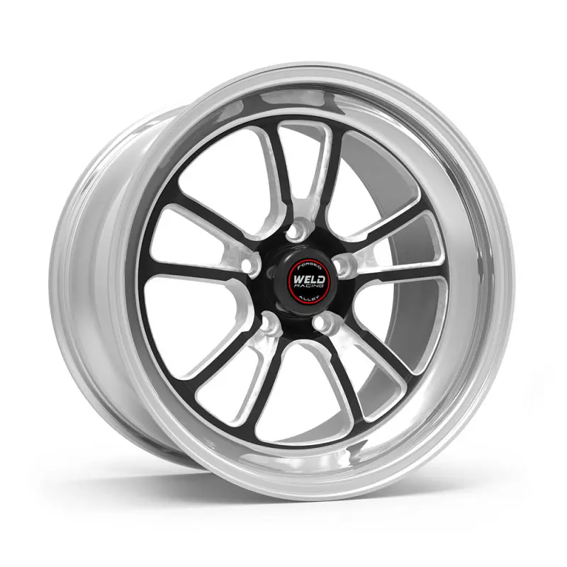 Weld S70 Rt-S Black Alloy Wheel – 18X11 Inches, 5X120.65 Bolt Pattern, 5.7-Inch Backspace 1