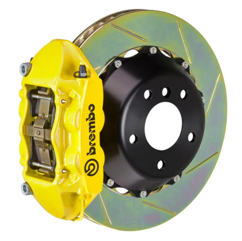 Brembo Rear Big Brake Kit For 2015–2023 Ford Mustang Gt/V6/Ecoboost — 4-Piston Calipers, 380×28Mm Slotted 2-Piece Rotors 1