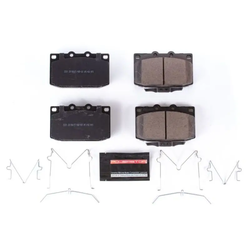 Power Stop 86-91 Mazda Rx-7 Front Z23 Evolution Sport Brake Pads W/Hardware 1