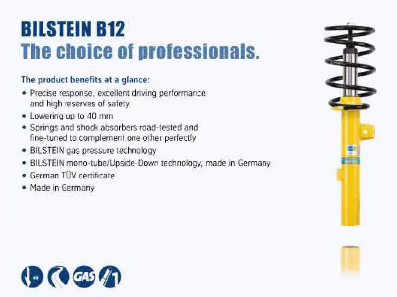 Bilstein B12 Sport Suspension Kit For 1999 Audi A4 Avant – Front And Rear Coilovers 1