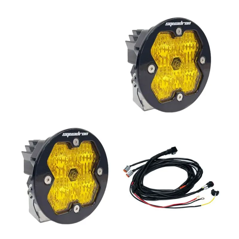 Baja Designs Squadron-R 2.0 Sport Led Wide Cornering (Pair) - Baja Amber 1