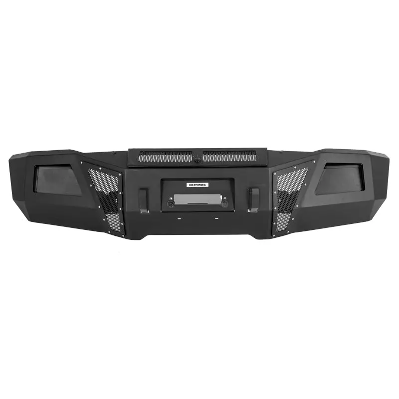 Go Rhino Br11 Replacement Front Bumper For 2015–2019 Chevrolet Silverado 2500Hd/3500Hd – Texas Black Finish 1