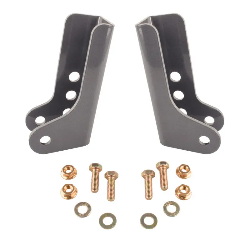 Synergy Rear Lower Shock Relocation Brackets For 2018+ Jeep Wrangler Jl & Jlu 1