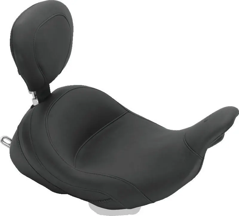 Mustang Solo Seat For Harley-Davidson Touring Models (2008–2021) – Electra Glide, Road Glide, Road King, Street Glide Low, Black Finish 1