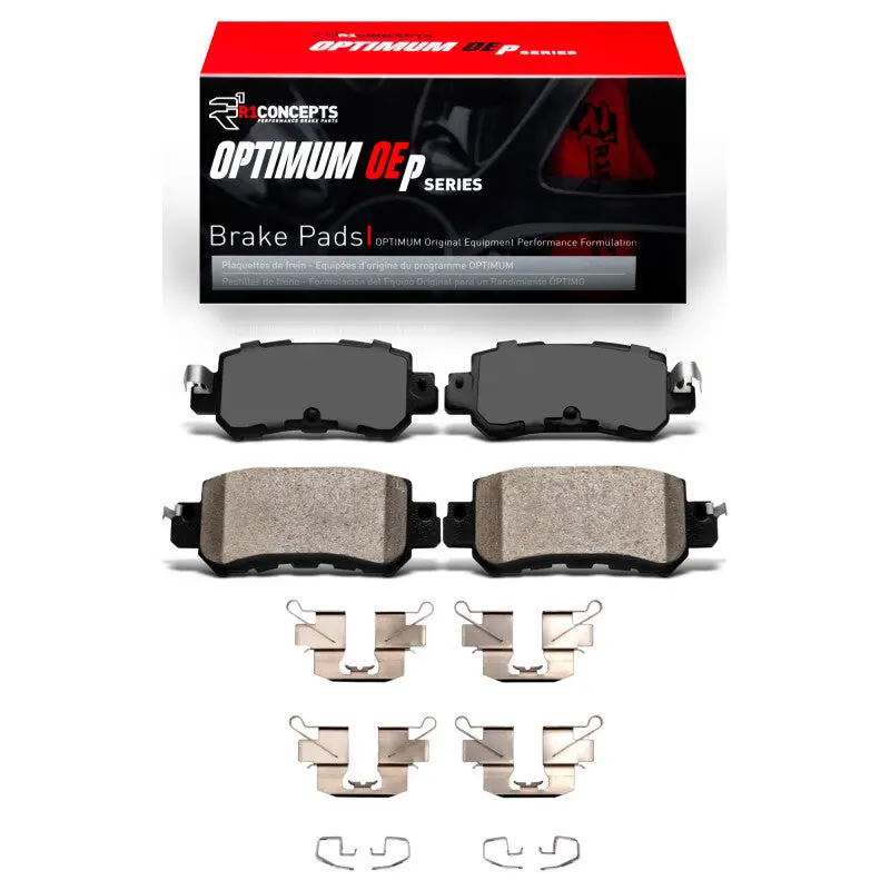 R1 Optimum Oe-Style Rear Brake Pad & Hardware Kit For 2013–2018 Mazda Cx-5 1