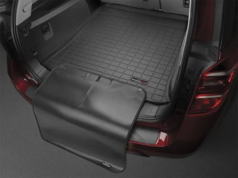 Weathertech Cargo Liners For 2015–2018 Volvo V60 & V60 Cross Country – Cocoa Color With Integrated Bumper Protector 1