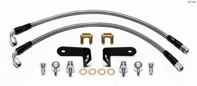 Wilwood Rear Flexline Kit For Honda Civic (2006 And Newer) 1