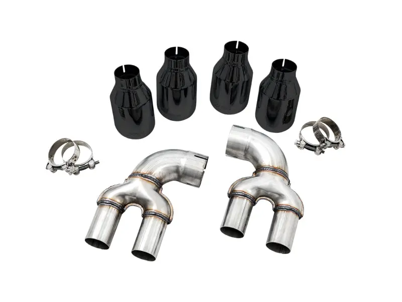 Awe Tuning Quad-Tip Exhaust Conversion Kit For 2019+ Bmw M340I (G20) – Diamond Black Finish 1