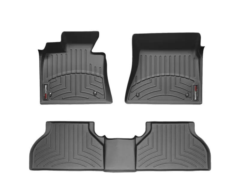 Weathertech Front Floorliner – Custom-Fit, Heavy-Duty Thermoplastic Rubber, Black Color 1