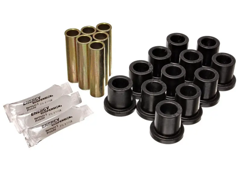 Energy Suspension Rear Leaf Spring And Shackle Kit For 1957–1972 Ford F-100/F-150 2Wd – Black Rubber 2