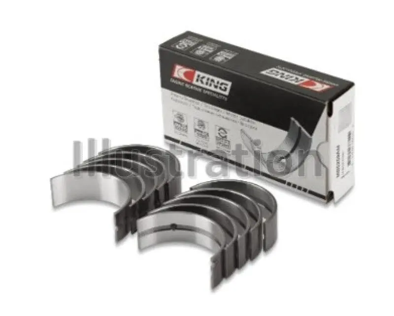 King Engine Bearings Main Bearing Set For Toyota 3K/4K Engines – Oversize +0.25Mm For Reconditioned Crankshafts 1
