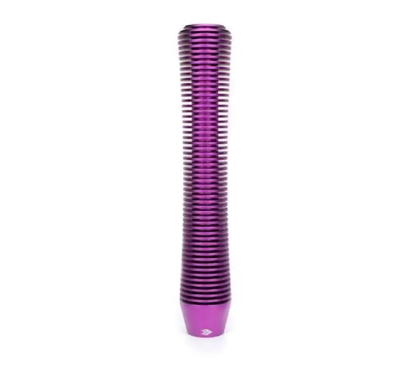 Nrg Curved Long Shift Knob With Heat Sink – Purple Anodized Aluminum 1