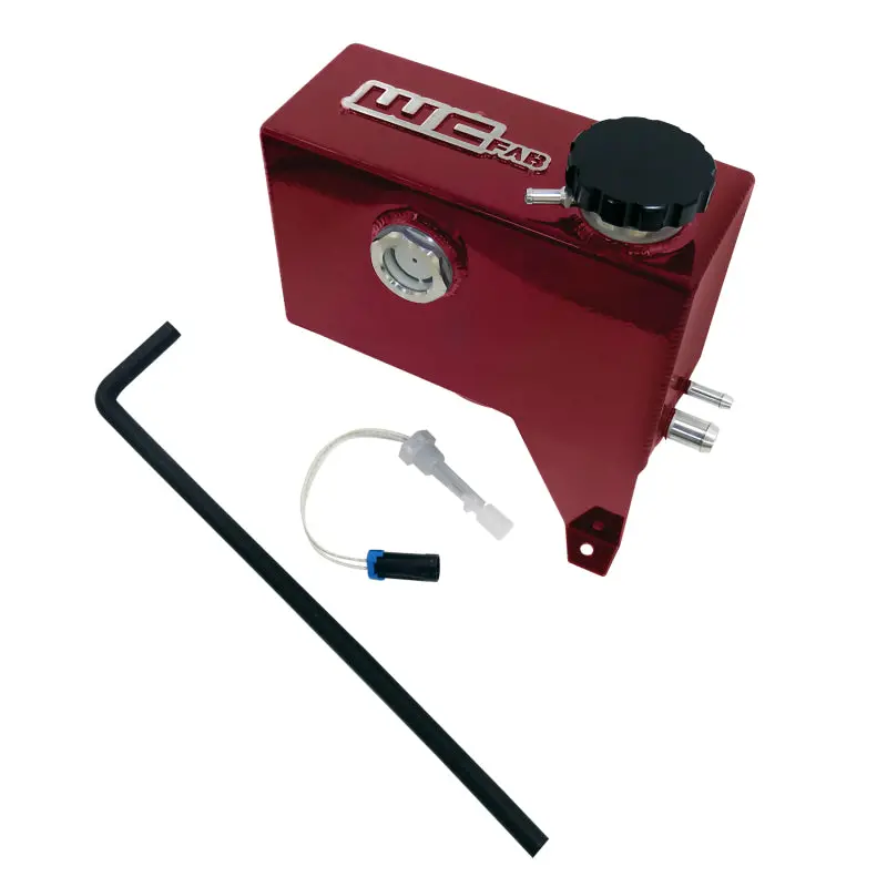 Wehrli Wcfab Red Coolant Overflow Tank Kit For 2011–2016 Chevrolet Silverado 6.6L Lml Duramax 1