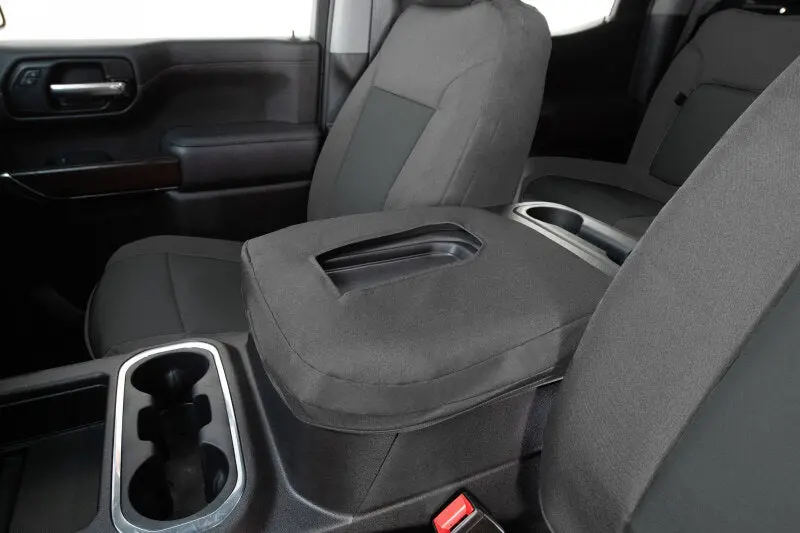 Covercraft Endura Precisionfit Seat Covers – Second Row For 2023–2024 Nissan Frontier, Silver/Charcoal 1
