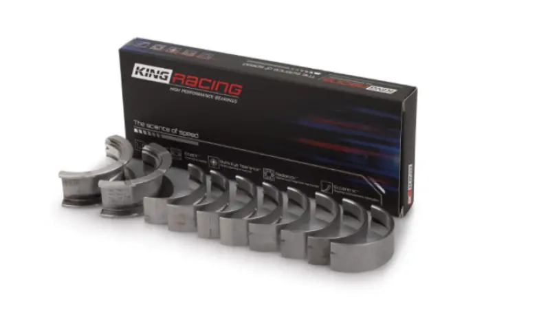 King Main Bearing Set – .001-Inch Oversize, Compatible With Gm 262/267/302/307/327/350 Engines 1