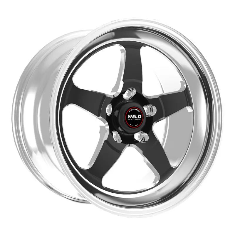 Weld S71 Black 18X10 Inch Wheel – 5X4.5 Bolt Pattern, 4.2In Backspace, Non-Beadlock Design 2