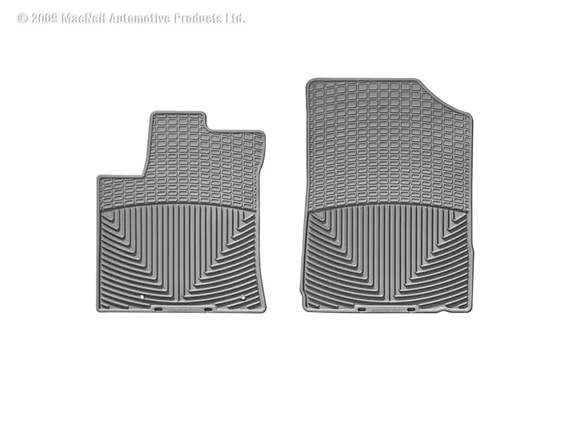 Weathertech Front Floor Liners For 2009+ Pontiac Vibe – Premium Rubber Material, Grey Finish 2
