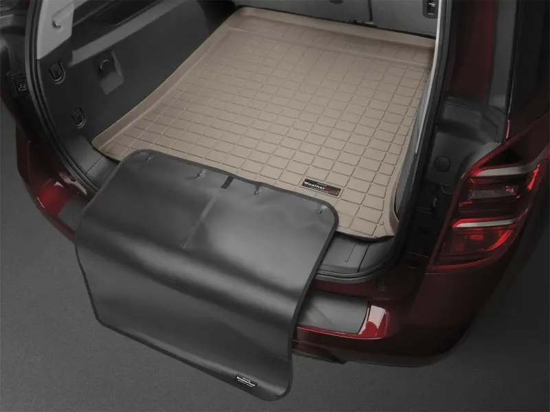 Weathertech Custom Cargo Liner With Bumper Guard For 2021+ Chevrolet Tahoe – Tan 1