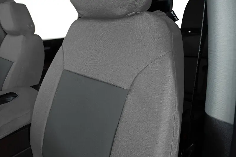 Covercraft Endura Precisionfit Front Row Seat Covers For 2015–2024 Ford Edge – Silver/Charcoal Two-Tone 2