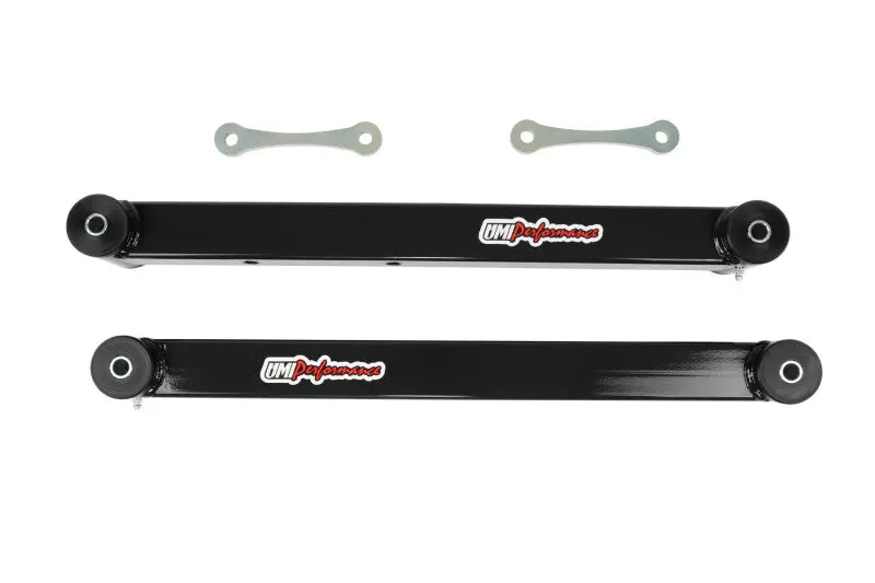 Umi Performance Boxed Lower Control Arms – Extended Length, Polyurethane Bushings, Black Finish – Fits 1978–1996 Gm B-Body Vehicles 1