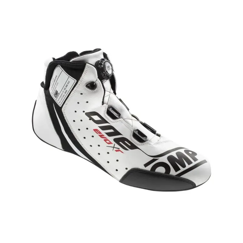 Omp One Evo X R Racing Shoes – White, Size 46, Fia 8856-2018 Certified 1